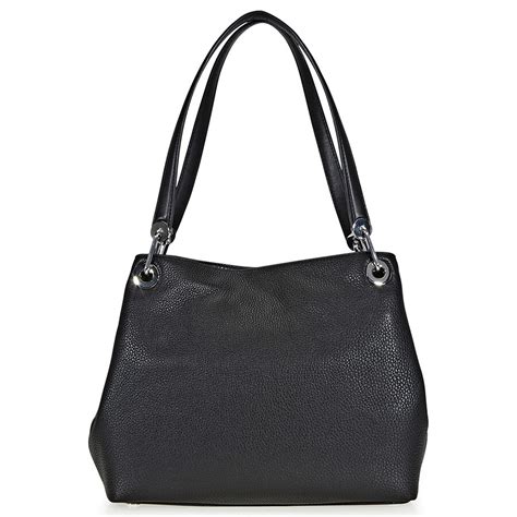 Raven Large Pebbled Leather Shoulder Bag 